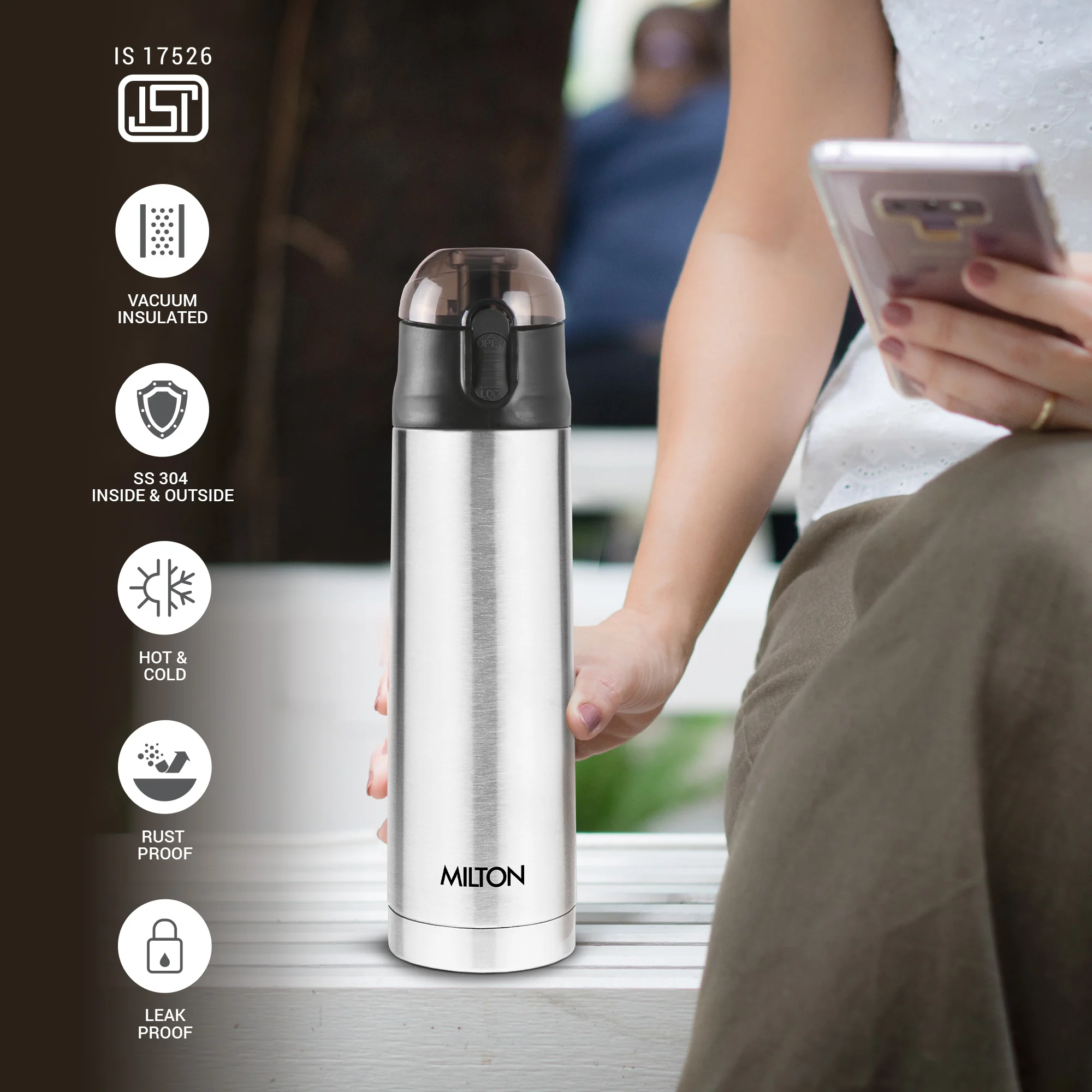 3D Personalized Crown Thermosteel Bottle (Milton) - Image 25
