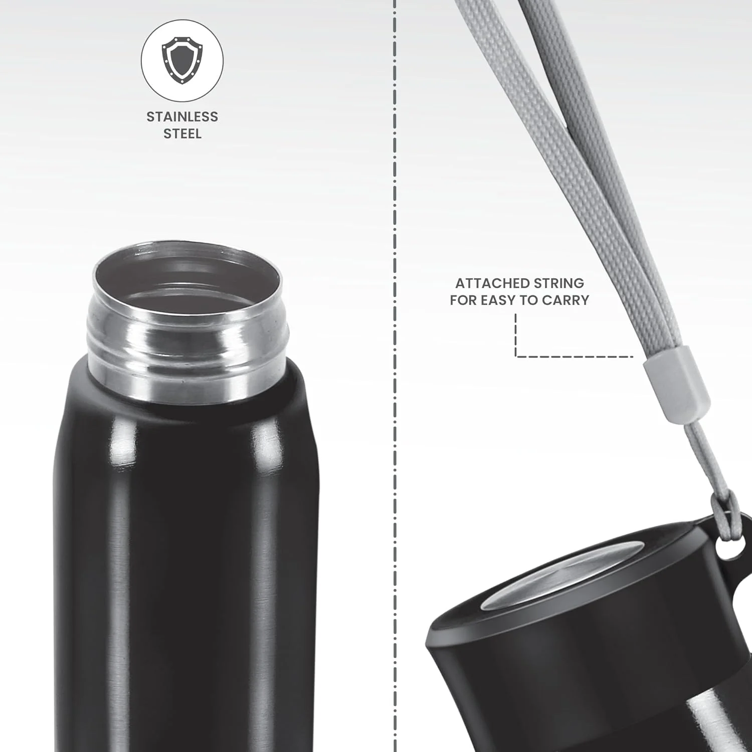 3D Personalized Handy Stainless Steel Bottle (Milton) - Image 8