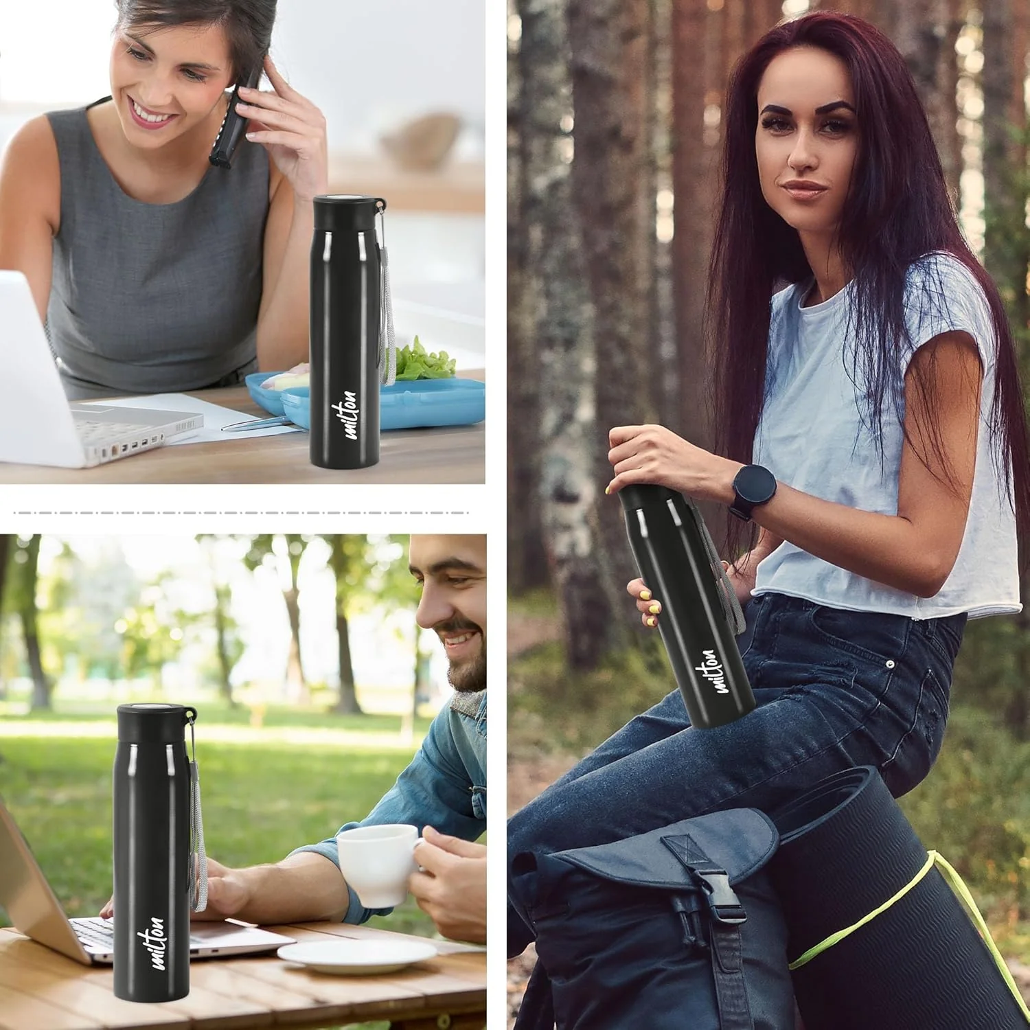 3D Personalized Handy Stainless Steel Bottle (Milton) - Image 9