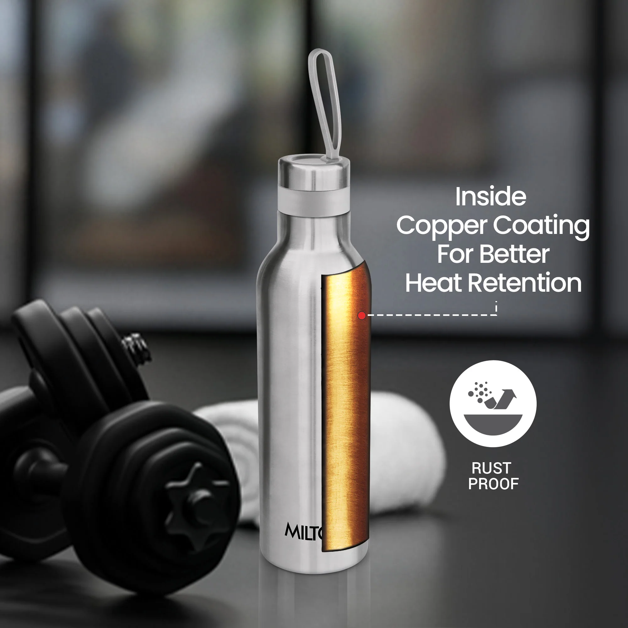 3D Personalized New Smarty Thermosteel Bottle (Milton) - Image 32