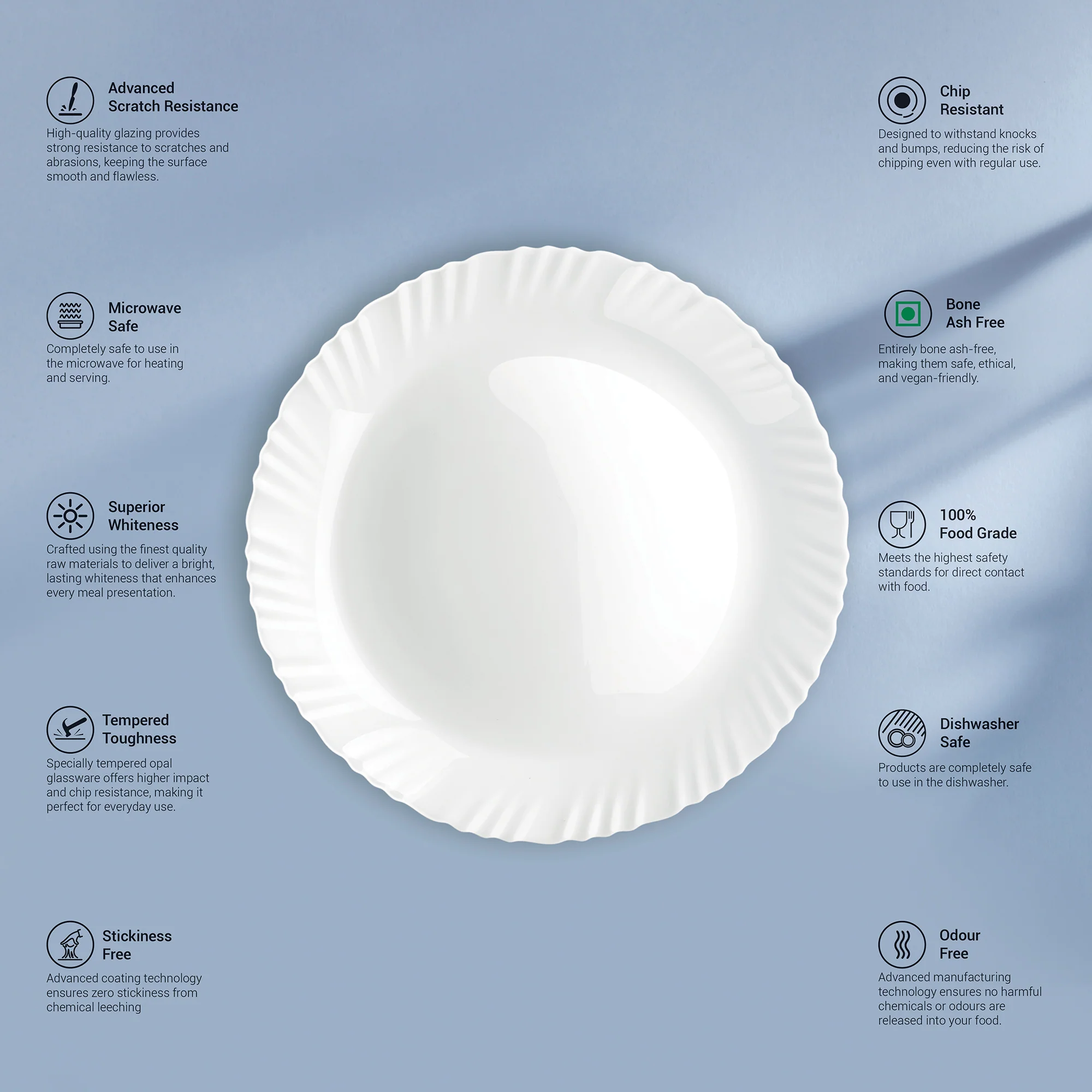 Aurelia Collection Dinner Set - LUNIS - Image 2