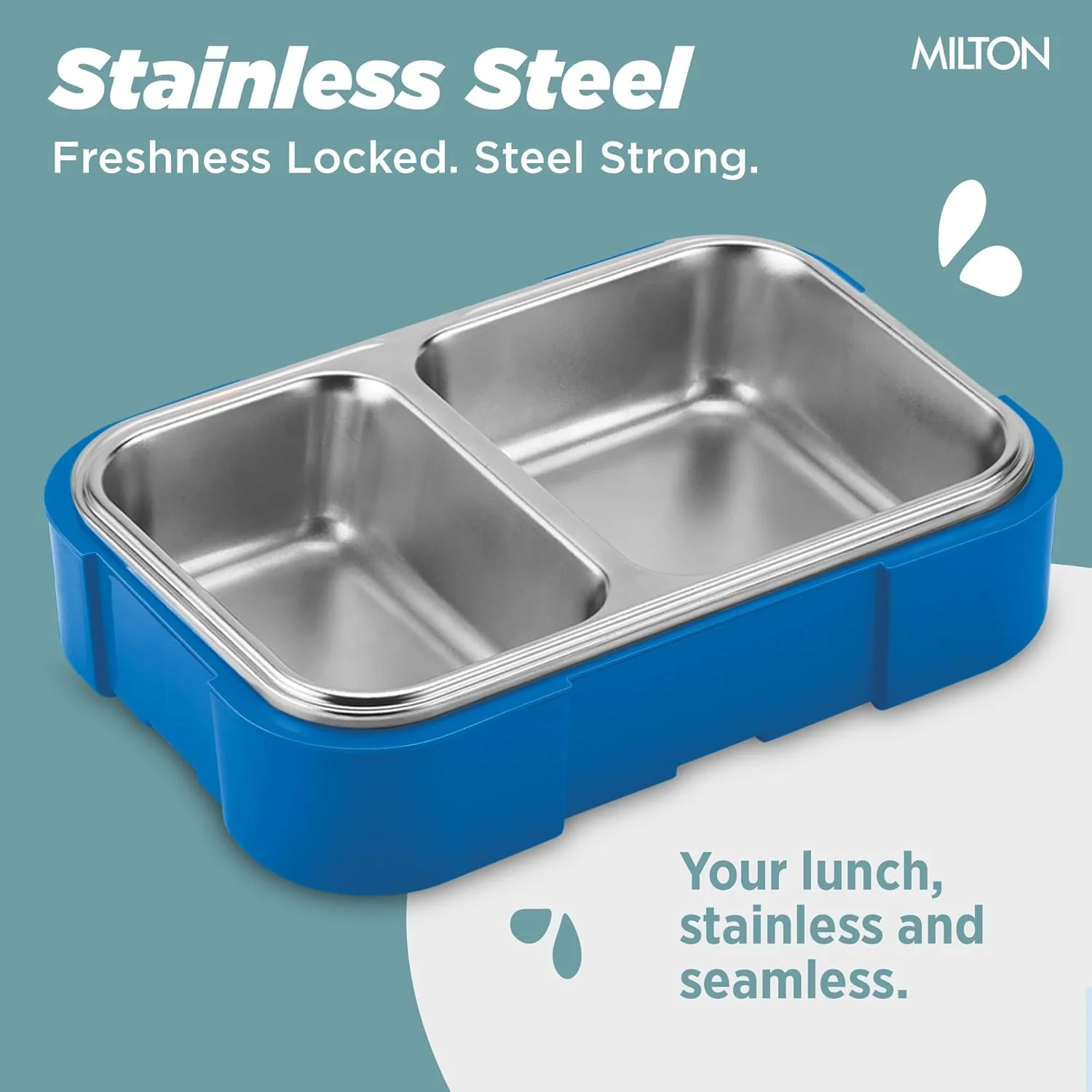 Bravo 2 Steel Thermoware Lunchbox (Milton) - Image 14