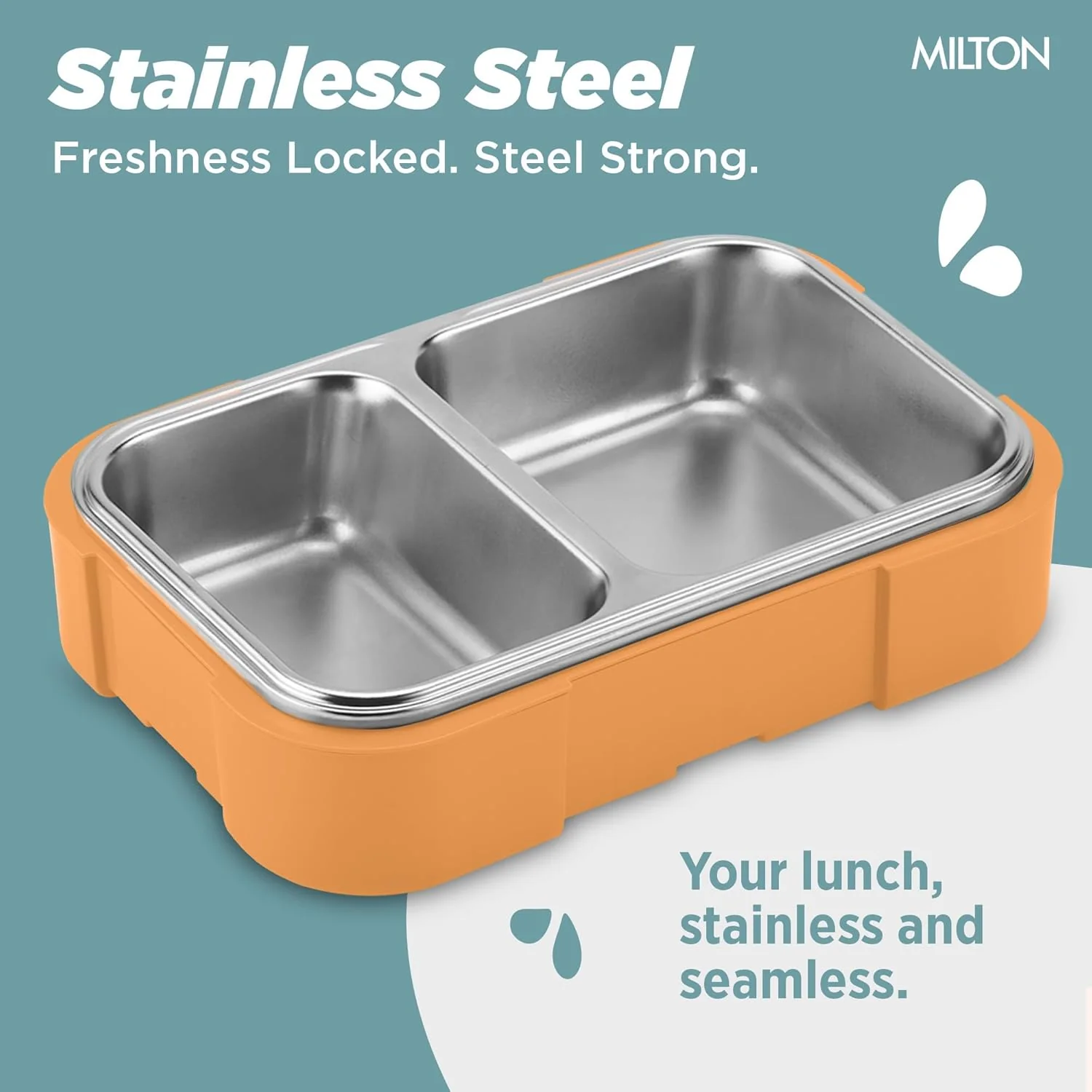 Bravo 2 Steel Thermoware Lunchbox (Milton) - Image 22
