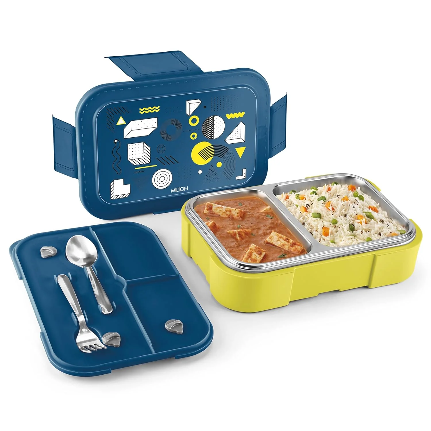 Bravo 2 Steel Thermoware Lunchbox (Milton) - Image 26