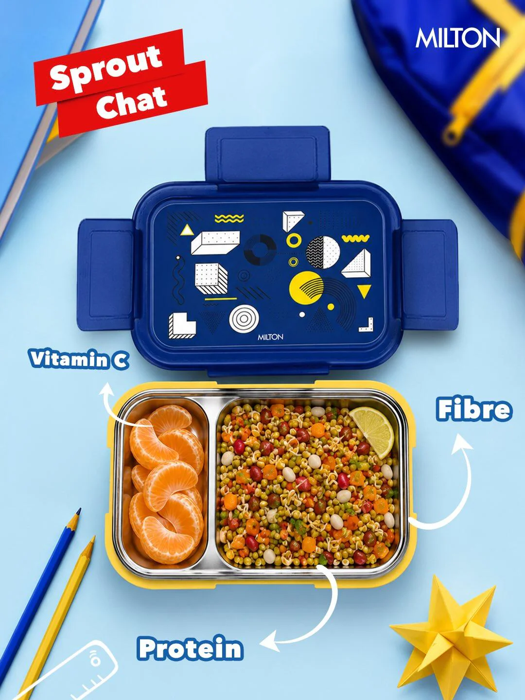 Bravo 2 Steel Thermoware Lunchbox (Milton) - Image 28