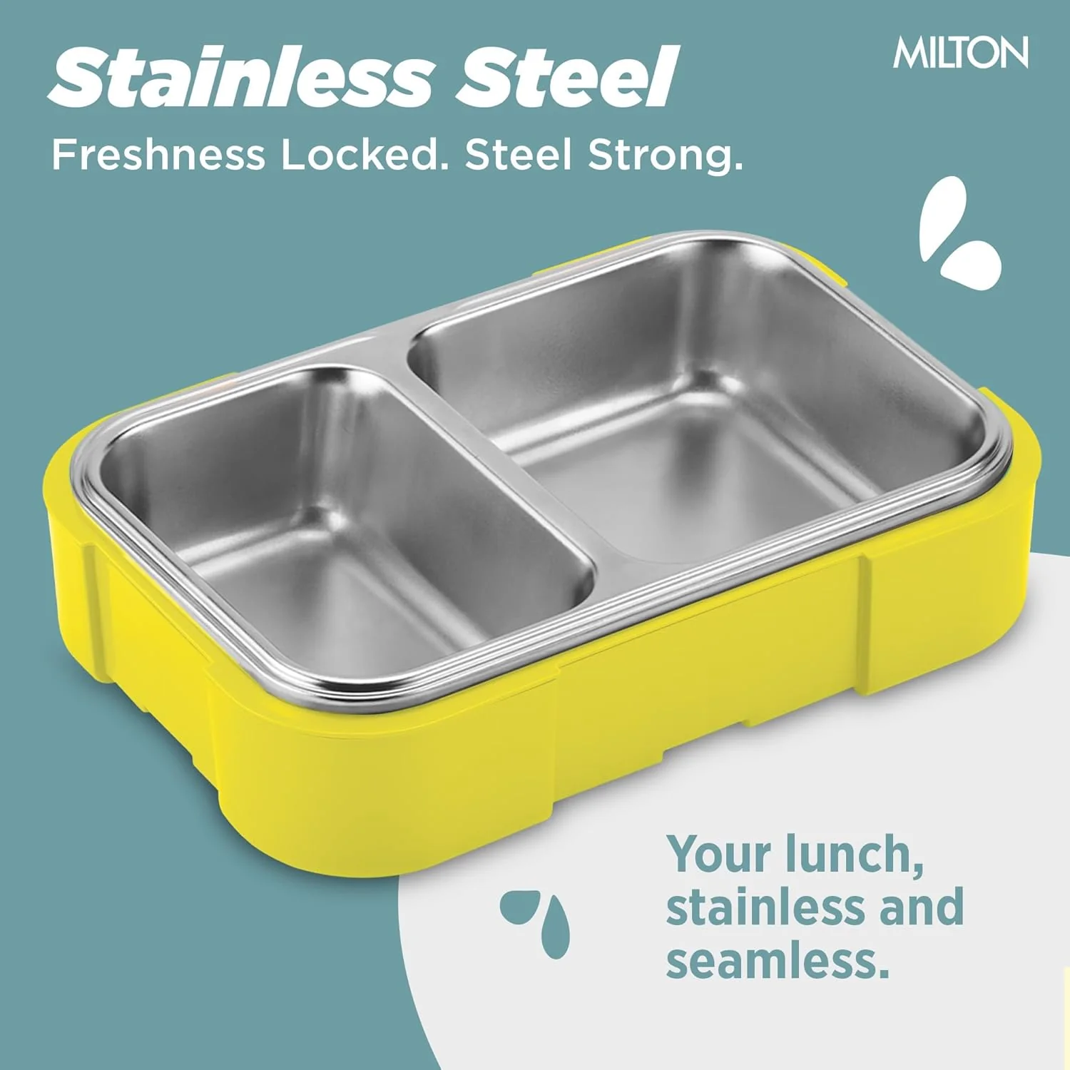 Bravo 2 Steel Thermoware Lunchbox (Milton) - Image 31