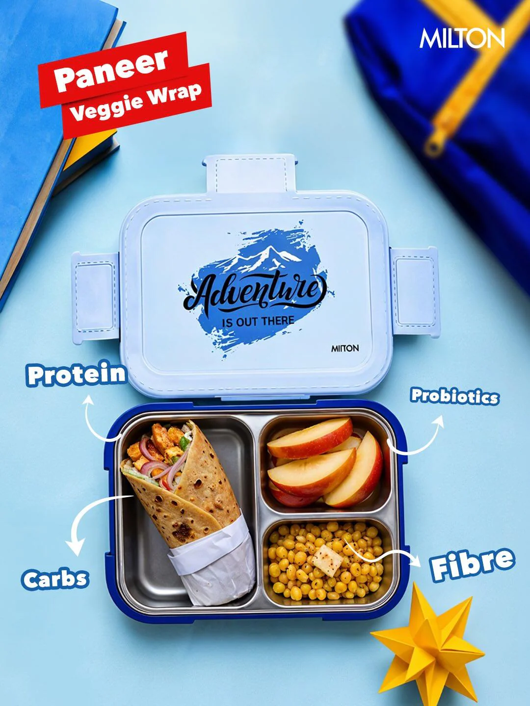 Bravo 3 Steel Thermoware Lunchbox (Milton) - Image 20