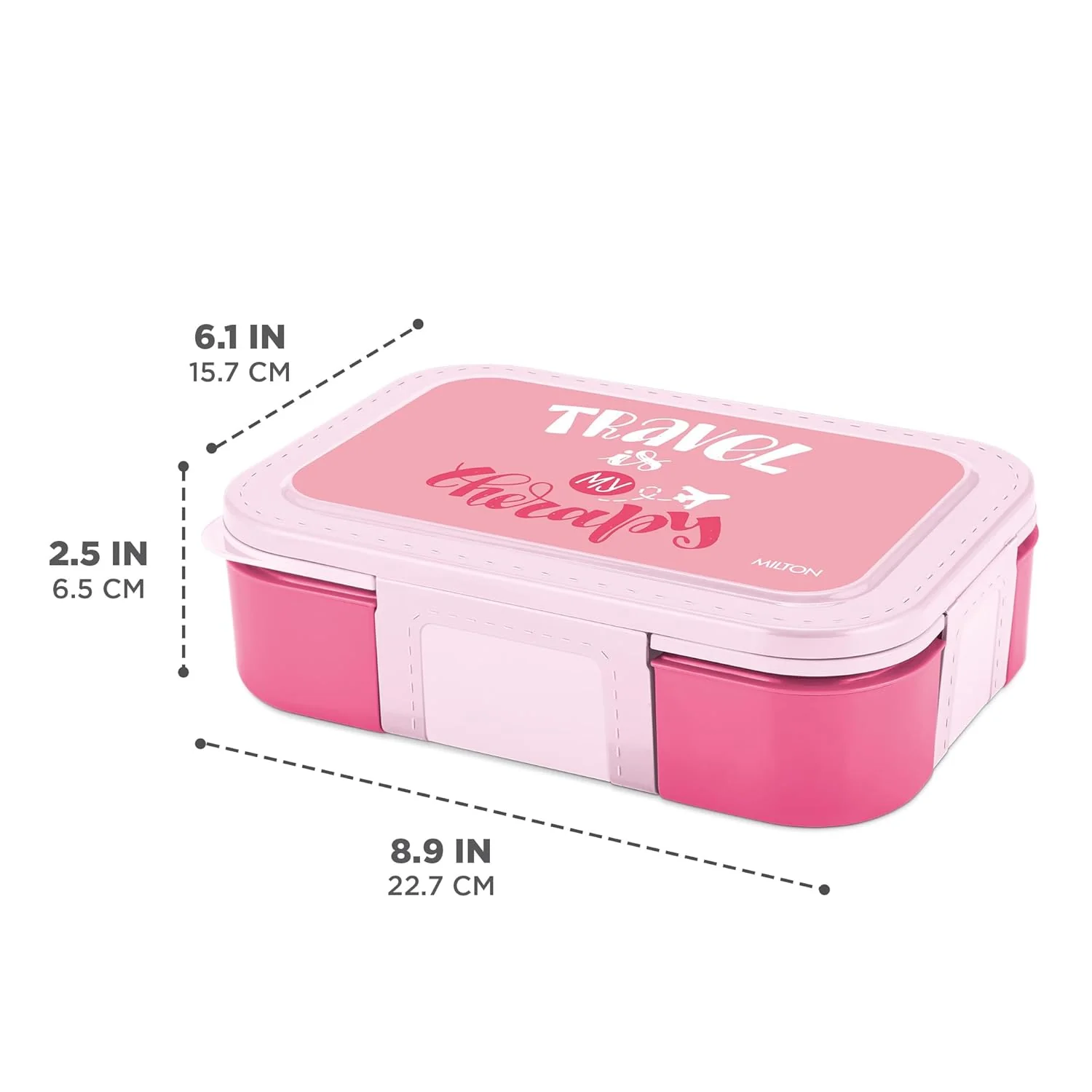 Bravo 3 Steel Thermoware Lunchbox (Milton) - Image 30