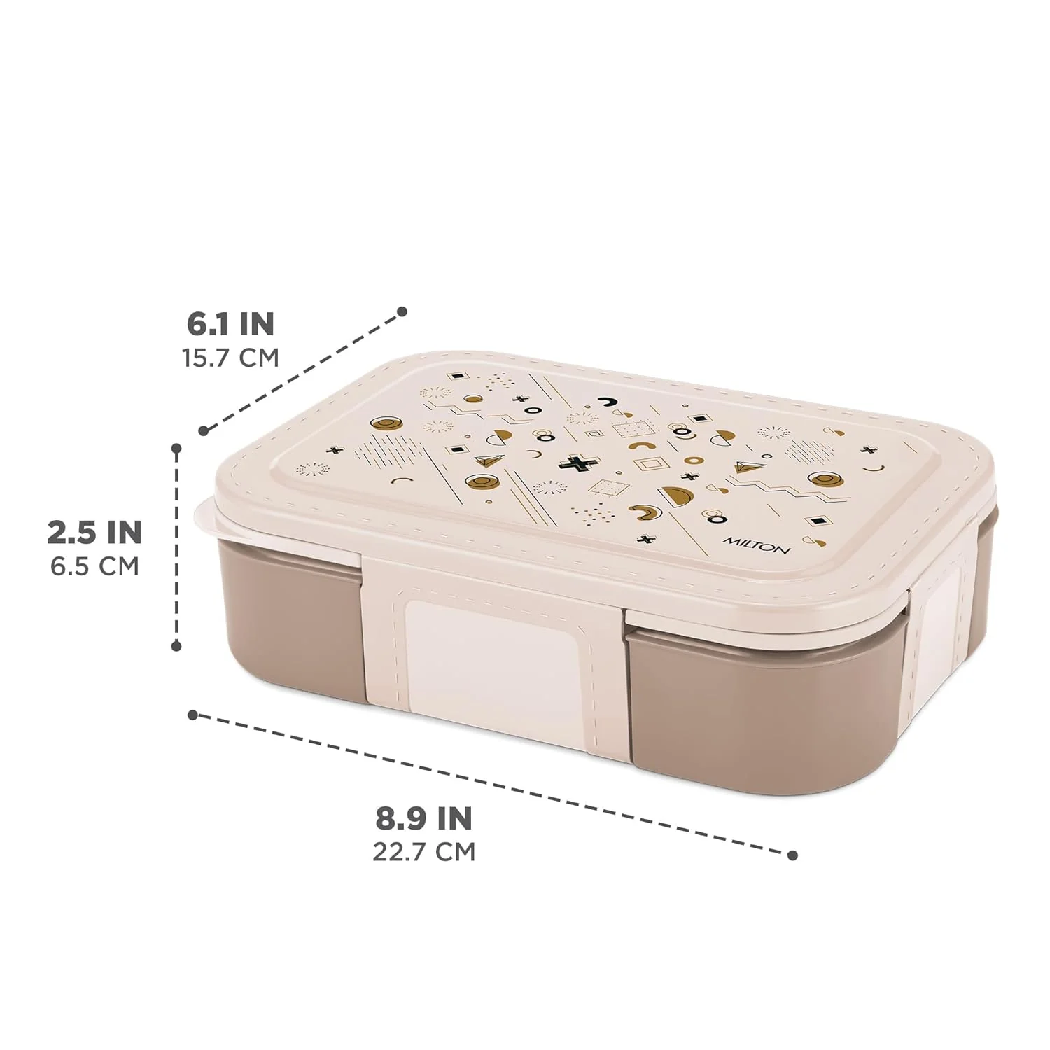 Bravo 3 Steel Thermoware Lunchbox (Milton) - Image 4