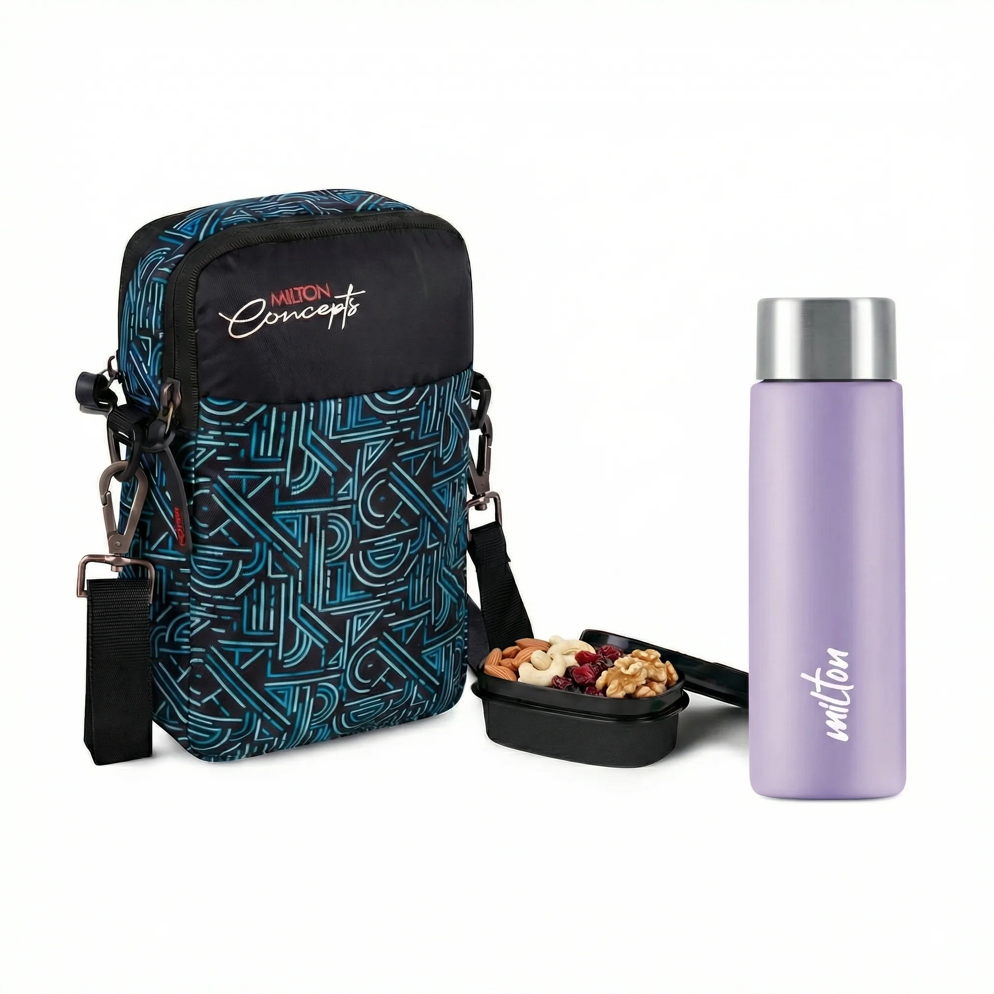 Milton Concepts Sling Bag - Teal Blue - Image 9
