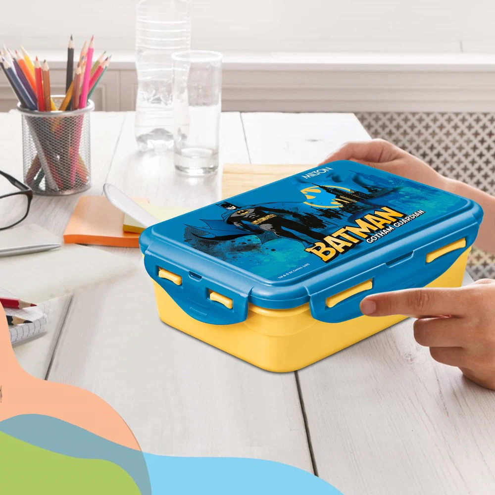 Mini Fun Treat Super Hero Plastic Tiffin (Milton) - Image 2