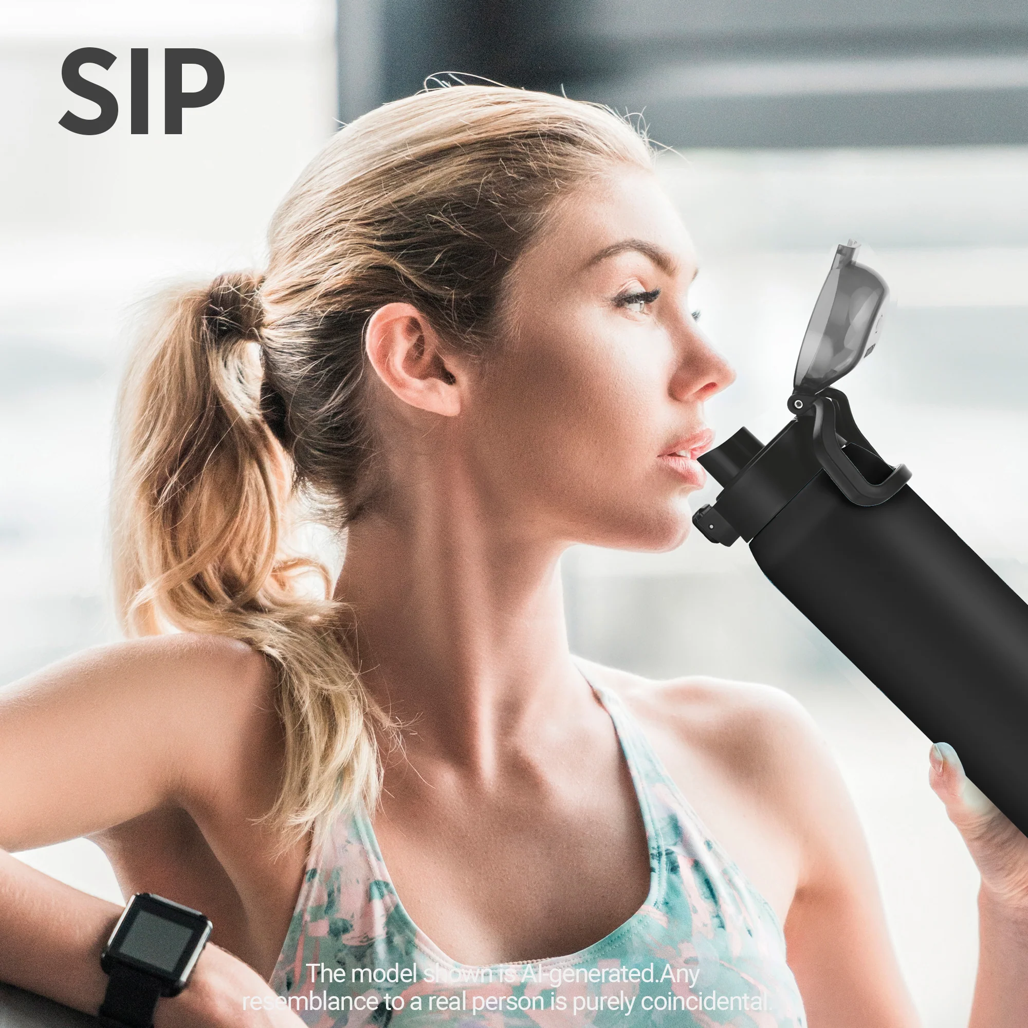 Personalized Dual Flow Thermosteel Water Bottle (Milton) - Image 9
