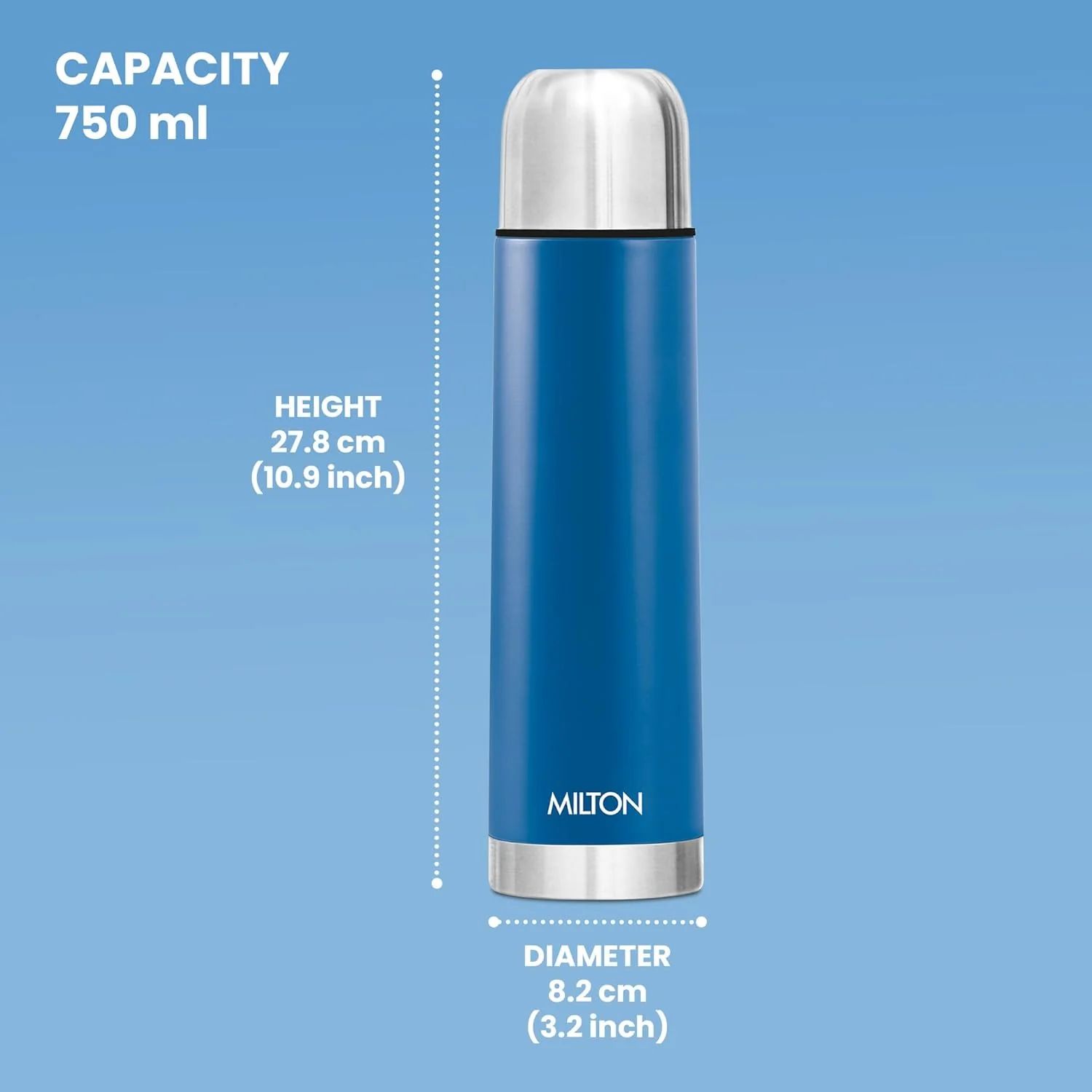 Personalized Eco-Flip Thermosteel Thermos Flask (Milton) - Image 3