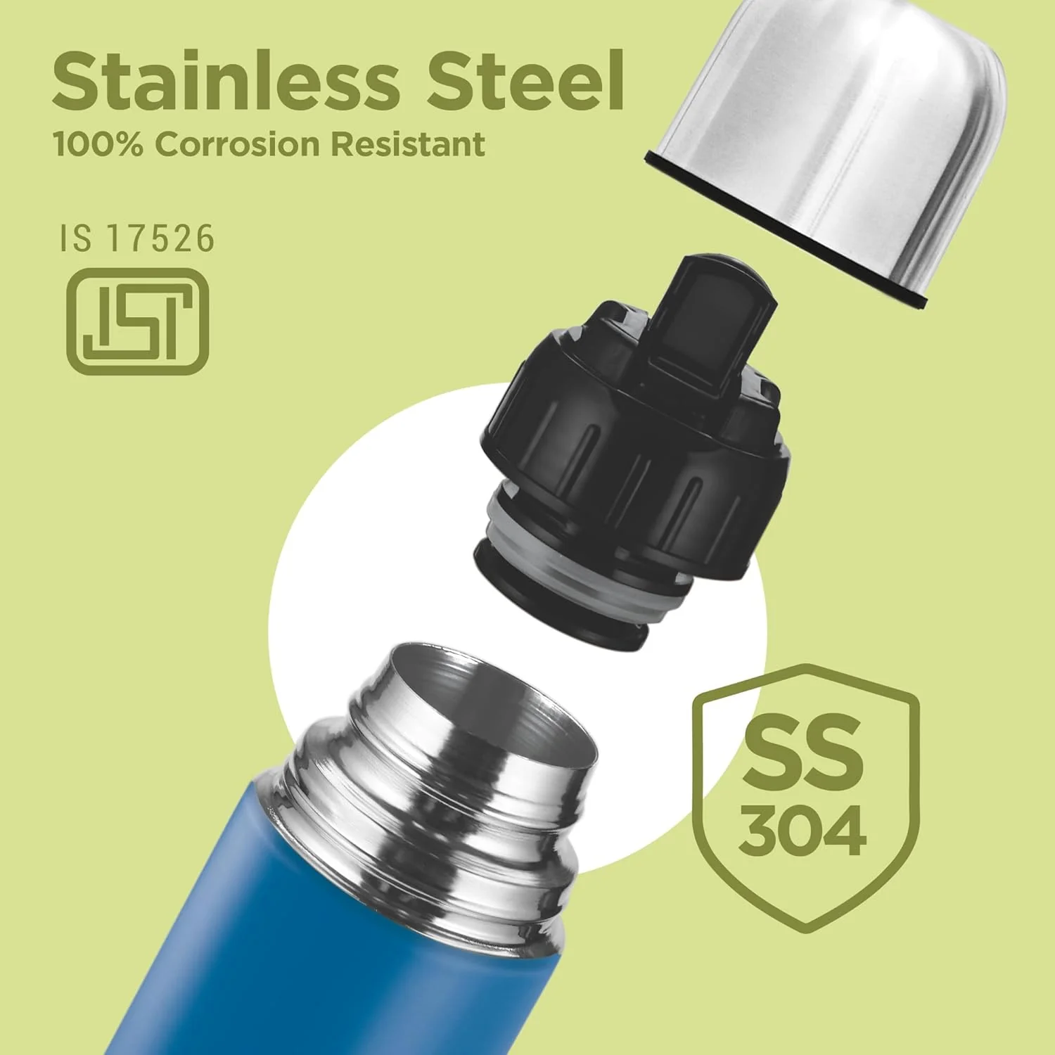 Personalized Eco-Flip Thermosteel Thermos Flask (Milton) - Image 5