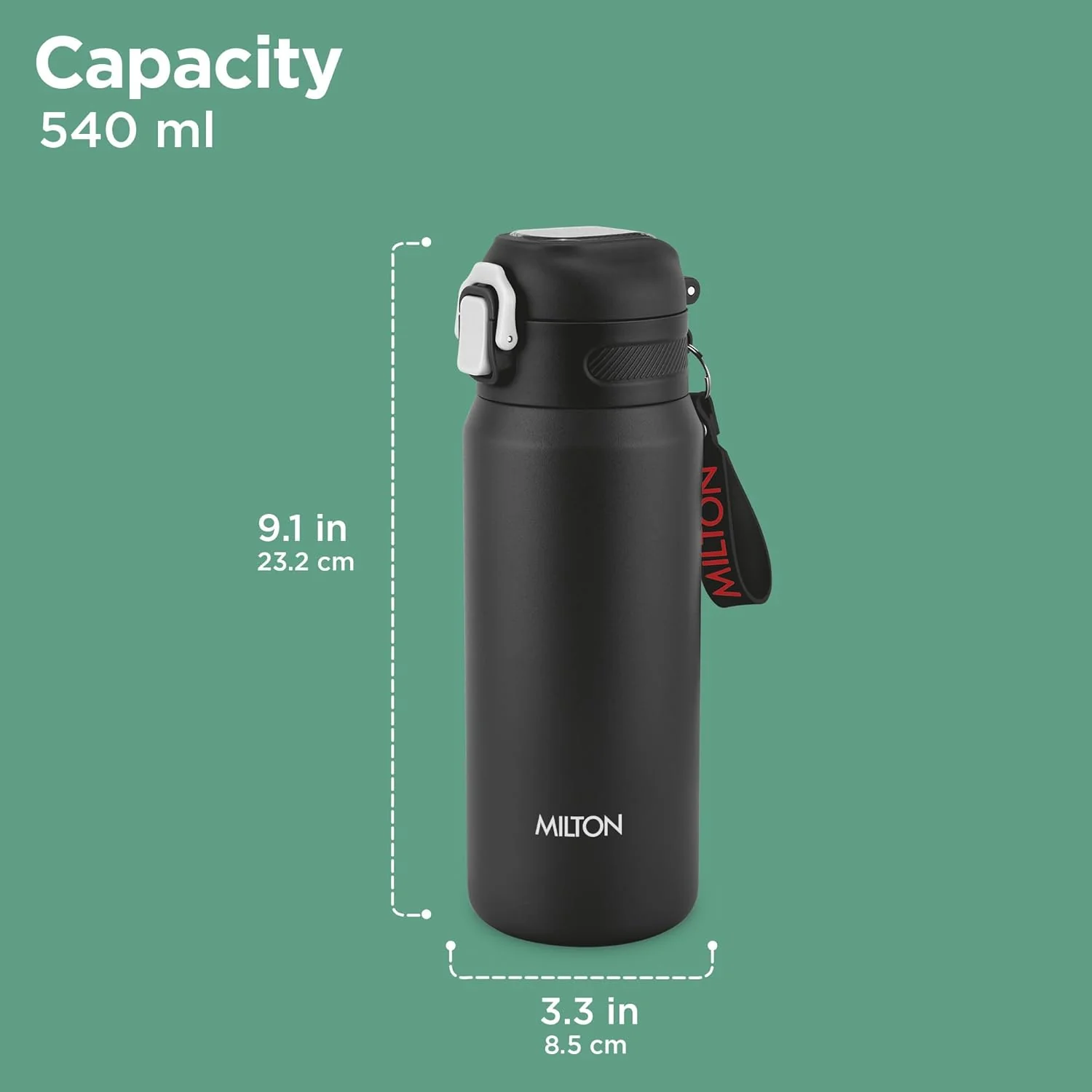 Personalized Swing Hot & Cold Thermosteel Bottle (Milton) - Image 3