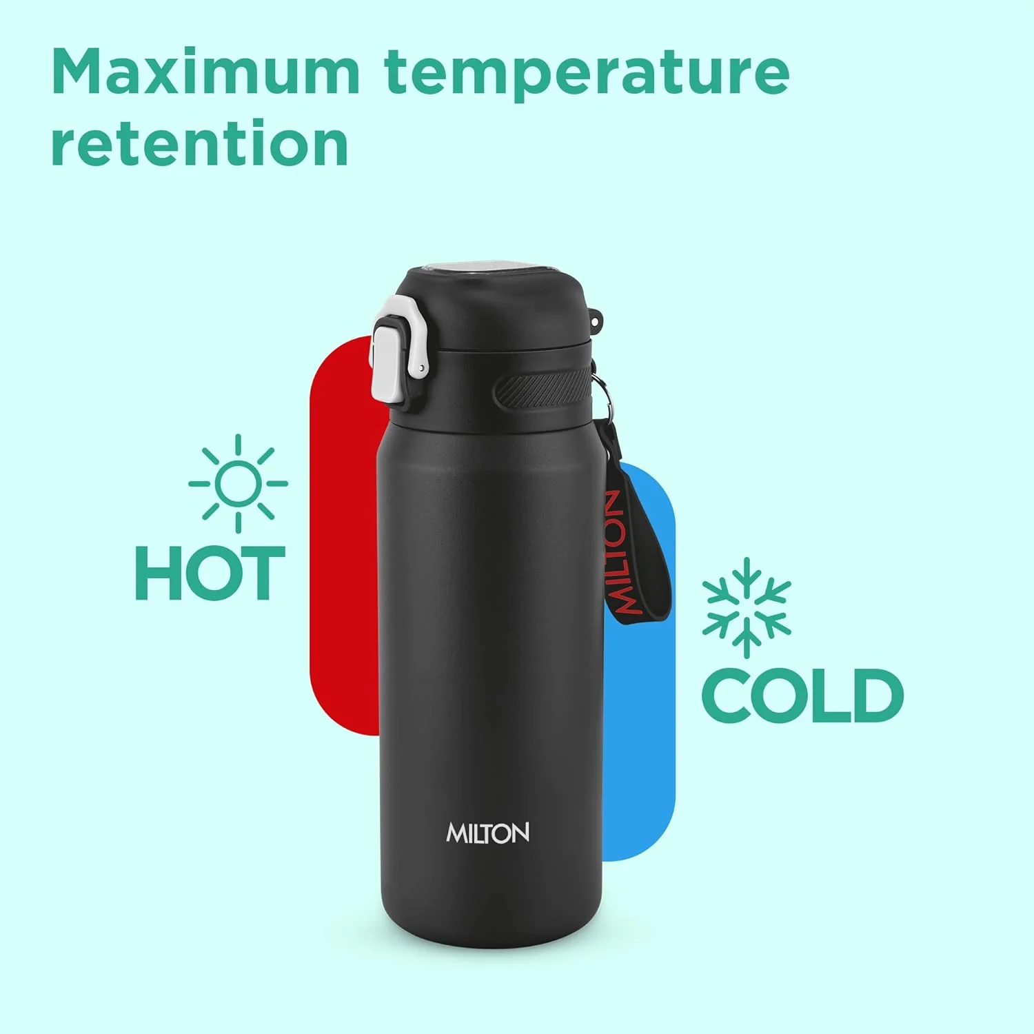 Personalized Swing Hot & Cold Thermosteel Bottle (Milton) - Image 5