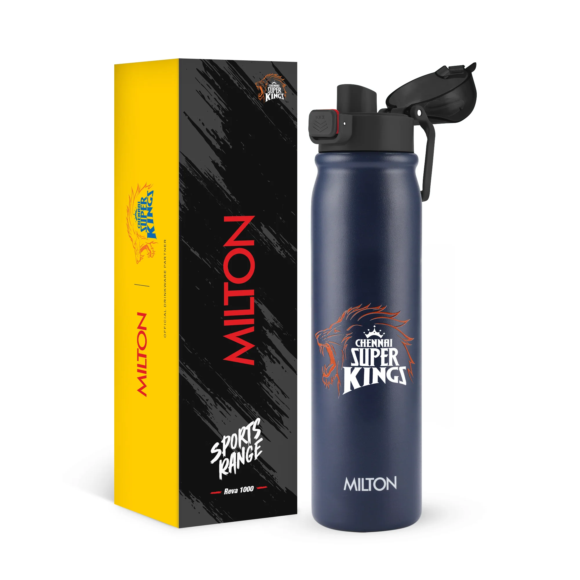 Sports Reva UV Printing Stainless Steel Bottle - Chennai Super Kings (CSK) - Milton - Image 10