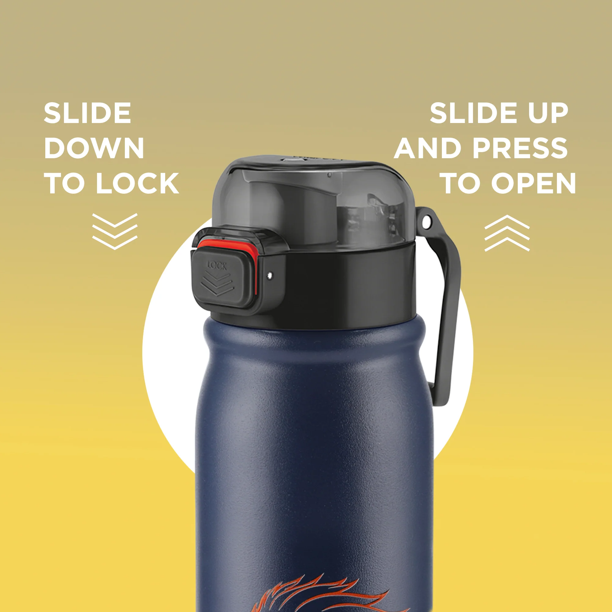 Sports Reva UV Printing Stainless Steel Bottle - Chennai Super Kings (CSK) - Milton - Image 13