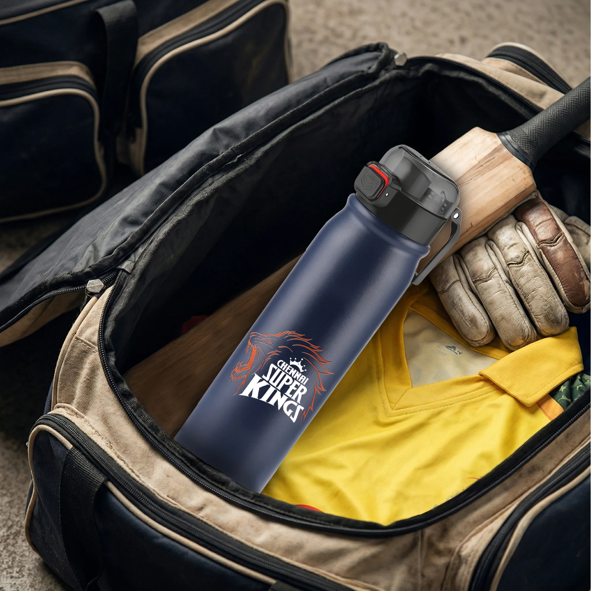 Sports Reva UV Printing Stainless Steel Bottle - Chennai Super Kings (CSK) - Milton - Image 16
