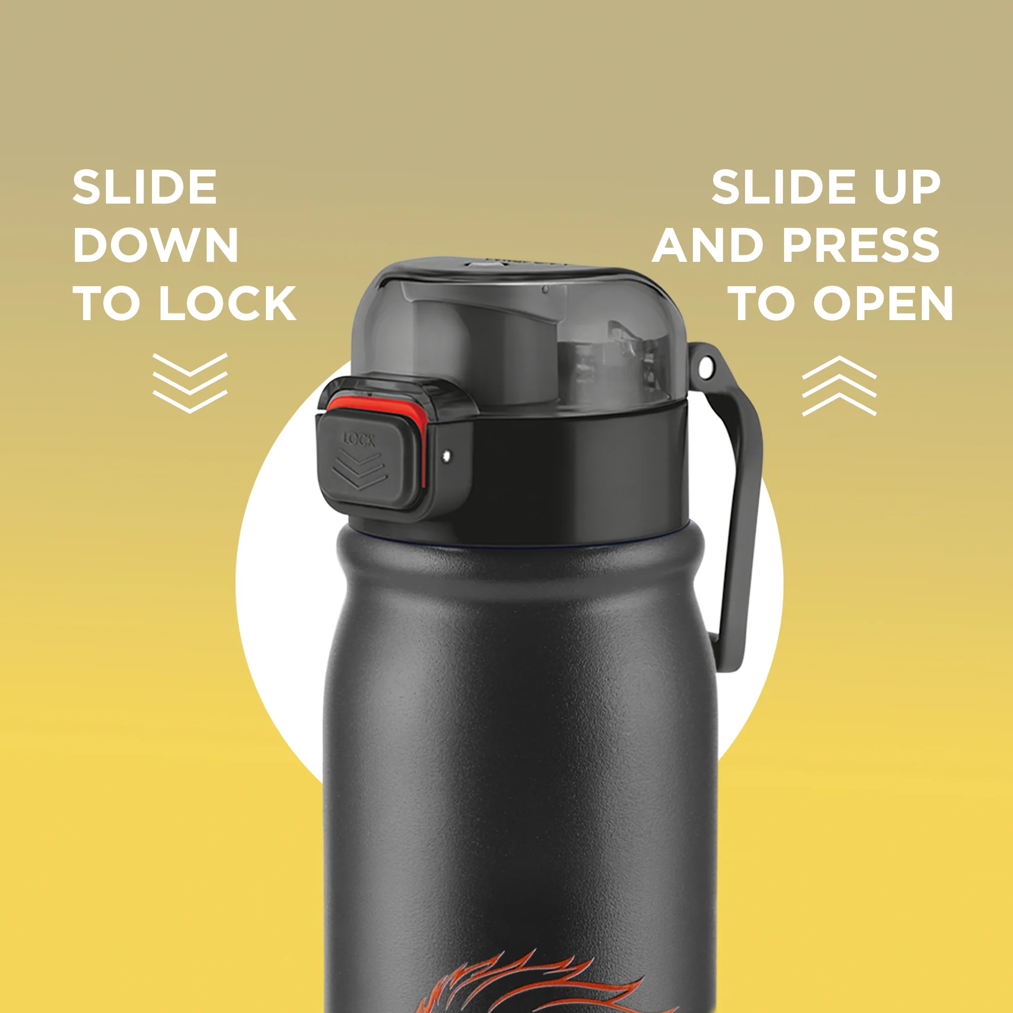 Sports Reva UV Printing Stainless Steel Bottle - Chennai Super Kings (CSK) - Milton - Image 5