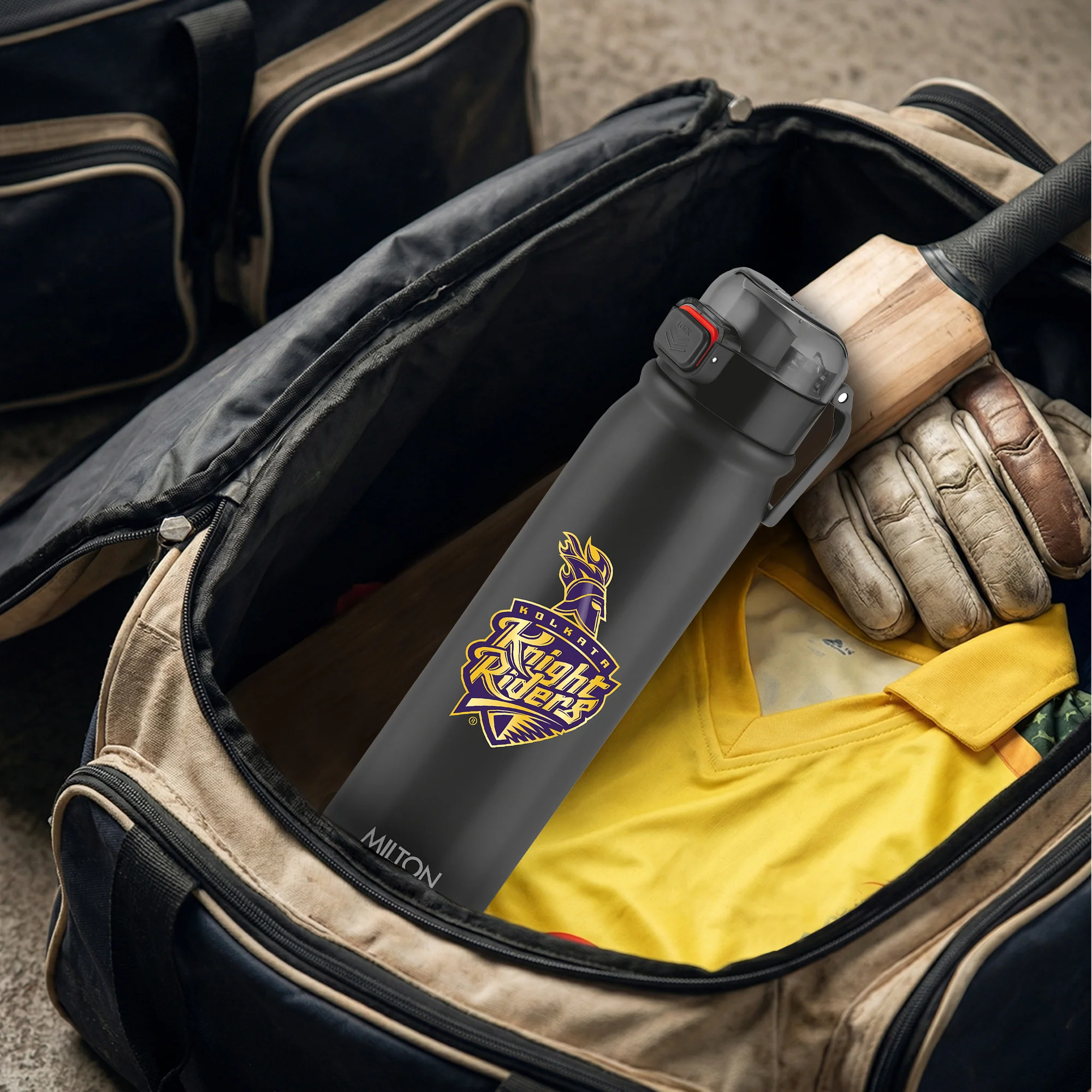 Sports Reva UV Printing Stainless Steel Bottle - Kolkata Knight Riders (KKR) - Milton - Image 8