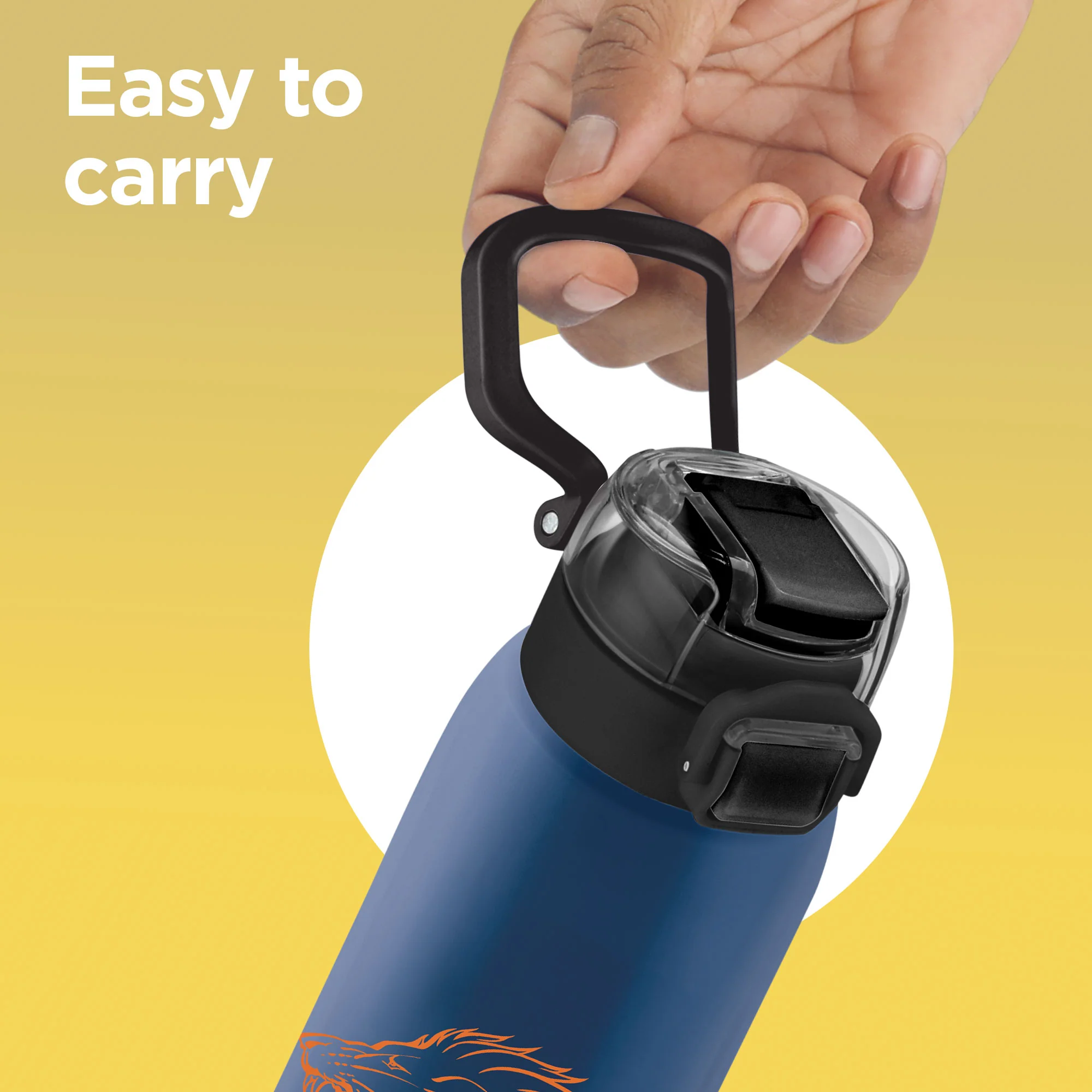 Sports Steel Edge UV Printing Thermoware Bottle With Twin Lid - Chennai Super Kings (CSK) - Milton - Image 11