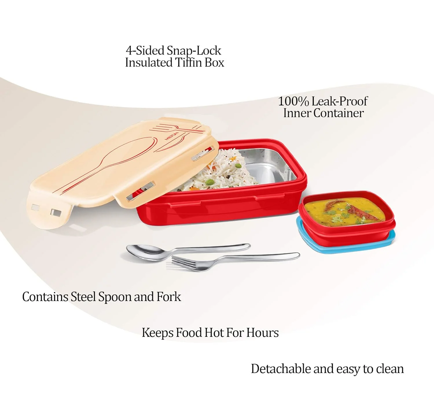 Steely Deluxe Insulated Lunchbox (Milton) - Image 2