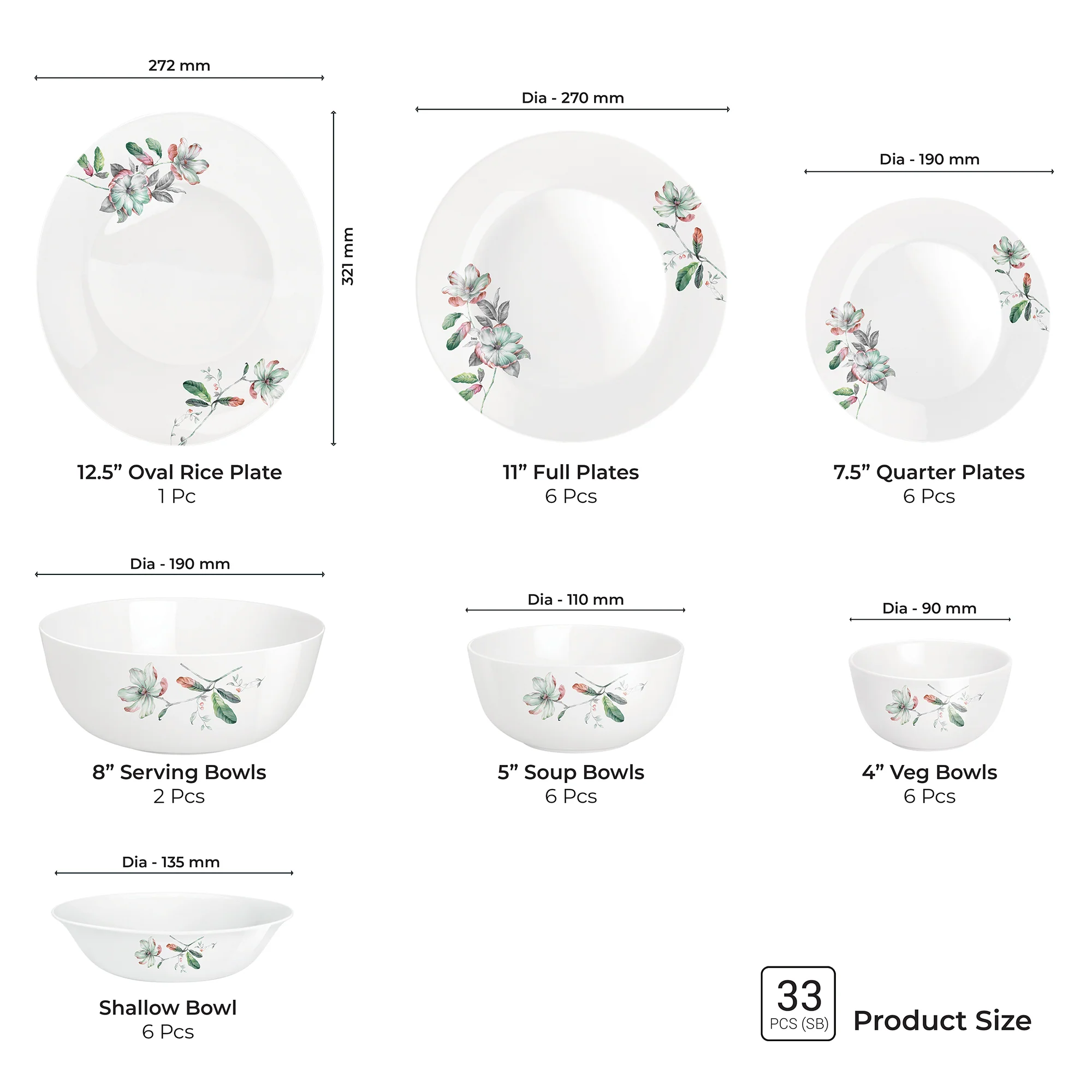 Terrana Collection Dinner Set - BLUSH - Image 3