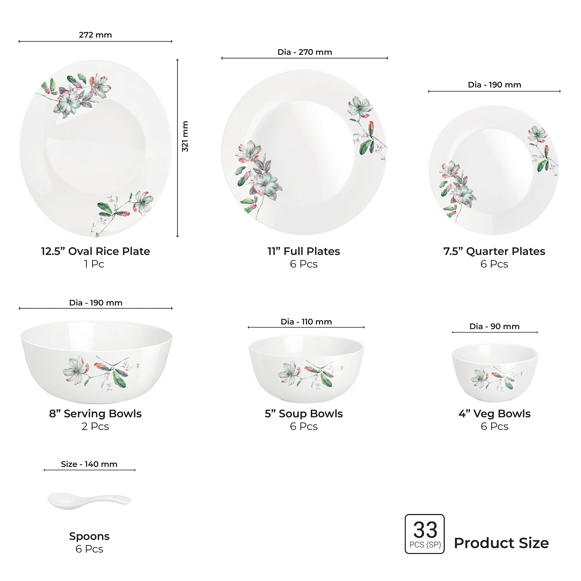 Terrana Collection Dinner Set - BLUSH - Image 4